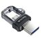 Sandisk Ultra Dual m3.0 USB flash drive 128 GB USB Type-A / Micro-USB 3.2 Gen 1 (3.1 Gen 1) Black,Silver,Transparent - USB Sticks - Peripherals - Techbox