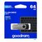 Goodram UTS2 USB flash drive 64 GB USB Type-A 2.0 Black,Silver - USB Sticks - Peripherals - Techbox