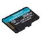 Kingston Technology 256GB microSDXC Canvas Go Plus Gen4 200MB/s A2 U3 V30 Card + Adapter - Memory Cards - Smartphones - Techbox