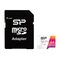 Silicon Power Elite Colorful 64 GB MicroSDHC UHS-I Class 10 (SP064GBSTXBV1V20SP) | Techbox