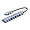 Vention USB 3.0 to USB 3.0/USB 2.0*3 Mini Hub 0.15M Gray Metal Type | Techbox