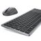 DELL KM7120W keyboard RF Wireless + Bluetooth QWERTY US International Grey, Titanium - Desktop SET - Keyboards & Mice - Techbox