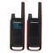 Motorola T82 Twin Pack two-way radio 16 channels Black,Orange | Techbox
