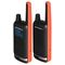 Motorola T82 Twin Pack two-way radio 16 channels Black,Orange | Techbox