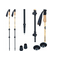 Viking Bamboo Pro Trekking Poles Brown 65-135 | Techbox