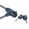 Keyed bicycle cable 10 mm - YCK0/10/60/2 Black | Techbox