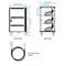 Ewent EW1701 portable device management cart/cabinet Portable device management cabinet Black, Grey | Techbox