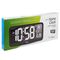 Large Digital Clock Wall Mount Free Standing with Temperature Sensor 37x17cm LCD Display Power Adapter & Battery Operated - Clocks - Home - Techbox