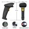 Qoltec 50853 Laser barcode scanner 1D | 2D | Black - POS & Barcode Scanners - Peripherals - Techbox