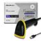 Qoltec 50867 Laser reader 1D | 2D | USB | Black - POS & Barcode Scanners - Peripherals - Techbox