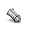Vention Two-Port USB A+A(30+30) Car Charger Gray Mini Style Aluminium Alloy Type | Techbox