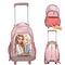 Topmodel - School Backpack Trolley - Rosé with Grey Polka Dots / Toys