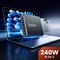 Tech-Protect DC240W-GaN Charging Station 6 Ports 4 x USB-C 2 x USB-A 240W QC3.0 - Black