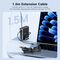 Tech-Protect DC240W-GaN Charging Station 6 Ports 4 x USB-C 2 x USB-A 240W QC3.0 - Black