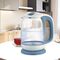 Maestro MR-056-Blue Glass Electric Kettle 1.7 L | Techbox