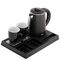 Adler AD 1387 Hotel kettle stainless steel 1 L + tray with cups black | Techbox