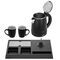Adler AD 1387 Hotel kettle stainless steel 1 L + tray with cups black | Techbox