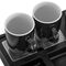 Adler AD 1387 Hotel kettle stainless steel 1 L + tray with cups black | Techbox