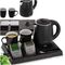 Adler AD 1387 Hotel kettle stainless steel 1 L + tray with cups black | Techbox