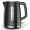 C280C ELDOM Kettle ELLI, capacity 1.7 l, power 2200 W, black, strix, black | Techbox