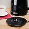 C280C ELDOM Kettle ELLI, capacity 1.7 l, power 2200 W, black, strix, black | Techbox