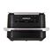 Ninja AF550EU fryer Double 6.6 L Stand-alone 2470 W Hot air fryer Black, Silver | Techbox