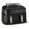Philips 5000 series NA552/00 fryer Double 9 L Stand-alone 2750 W Hot air fryer Black, Gold | Techbox