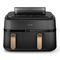 Philips 5000 series NA552/00 fryer Double 9 L Stand-alone 2750 W Hot air fryer Black, Gold | Techbox