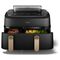 Philips 5000 series NA552/00 fryer Double 9 L Stand-alone 2750 W Hot air fryer Black, Gold | Techbox