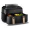 Philips 5000 series NA552/00 fryer Double 9 L Stand-alone 2750 W Hot air fryer Black, Gold | Techbox