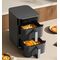 Xiaomi Smart Double Stack Air Fryer 12L Stand-alone 2800 W Hot air fryer Black | Techbox