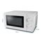 Esperanza ESTOFADO White Solo microwave Countertop 20 L 700 W - Ovens - Cooking - Techbox