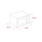Teka MW FS20 WH Microwave 20 l 700 W Black, White - Ovens - Cooking - Techbox