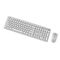 Gembird KBS-WPS-01 Slim Pro Business wireless desktop set, white, RU layout | Techbox