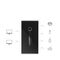 Ugreen switch box HUB switch 4x USB 3.2 Gen 1 USB splitter for two computers black (US216 30768)