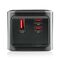 Powerbank 27 000mAh, 1x USB, 2x USB-C, 162,5W, QC4+, flashlight, LCD screen, black - Powerbanks - Smartphone Chargers - Techbox