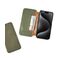 Minim (MM-10445) Minim Book Case - Olive Green, Apple iPhone 15 Plus | Techbox