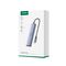 HUB USB-C - 2 x USB-A / 2 x USB-C 20 cm Ugreen CM473 - gray | Techbox