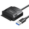 Ugreen 2.5'' / 3.5'' hard drive adapter cable (USB-A 3.0 - SATA) black (CR108) | Techbox