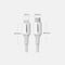 Ugreen US171 Lightning - USB-C MFi PD cable 20W 480Mb/s 1m - white | Techbox
