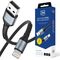 3mk Hyper Cable N-SERIES USB-A / Lightning 2m QC 3.0 5V/2.4A 12W - black