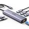 HUB Ugreen CM512 15598 6in1 USB-C - 3x USB-A 3.0 / HDMI / RJ45 / USB-C PD - gray - Cables & Adapters - Cables & Accessories - Techbox