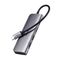 Ugreen CM195 ​​6in1 adapter USB-C - HDMI / 2x USB-A 3.0 / USB-C PD / SD / TF reader - gray | Techbox