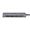 Ugreen CM195 ​​6in1 adapter USB-C - HDMI / 2x USB-A 3.0 / USB-C PD / SD / TF reader - gray | Techbox