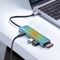 Ugreen CM195 ​​6in1 adapter USB-C - HDMI / 2x USB-A 3.0 / USB-C PD / SD / TF reader - gray | Techbox