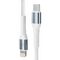 3mk Hyper Cable N-SERIES USB-C / Lightning 50cm PD 3.0 9V/3A 27W - white