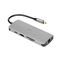 iBox IUH3RJ4K interface hub USB Type-C 5000 Mbit/s Silver - USB Hubs & Card Readers - Peripherals - Techbox