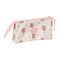 Capybara triple pencil case