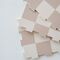3 Sprouts - EVA Foam Mat - Checkerboard beige - 171 cm x 123 cm / Baby and Children
