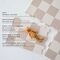 3 Sprouts - EVA Foam Mat - Checkerboard beige - 171 cm x 123 cm / Baby and Children